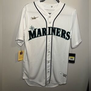 Nike Seattle Mariners 1997 COOPERSTOWN COLLECTION HOME JERSEY Men's Small NWT